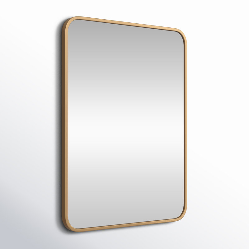 Miroir mural Sabine, Laiton, 30 po x 22 po