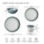 Denby Azure Haze Coupe Dinner Plates