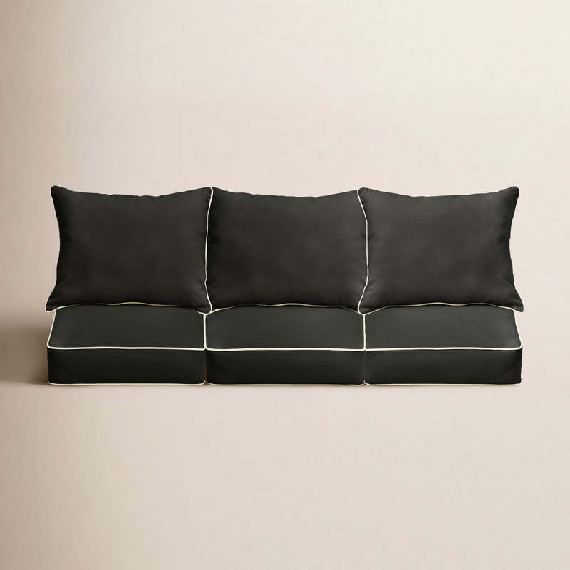 Karina 6-Piece Sunbrella® Performance Fabric Sofa Seat and Back Cushion