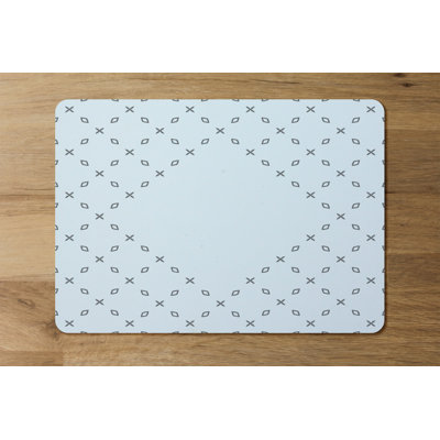 Bingen Polyester-Coated Hardboard Geometric Rectangle Placemat