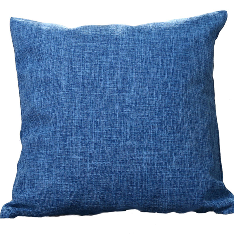 Coussin décoratif, Bleu, H 22 po x l 22 po