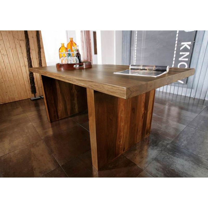 Duke Solid Wood Dining Table, H76 x L160 x W90cm