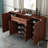 Walnut Aluminium alloy Shoe Storage-2084389214