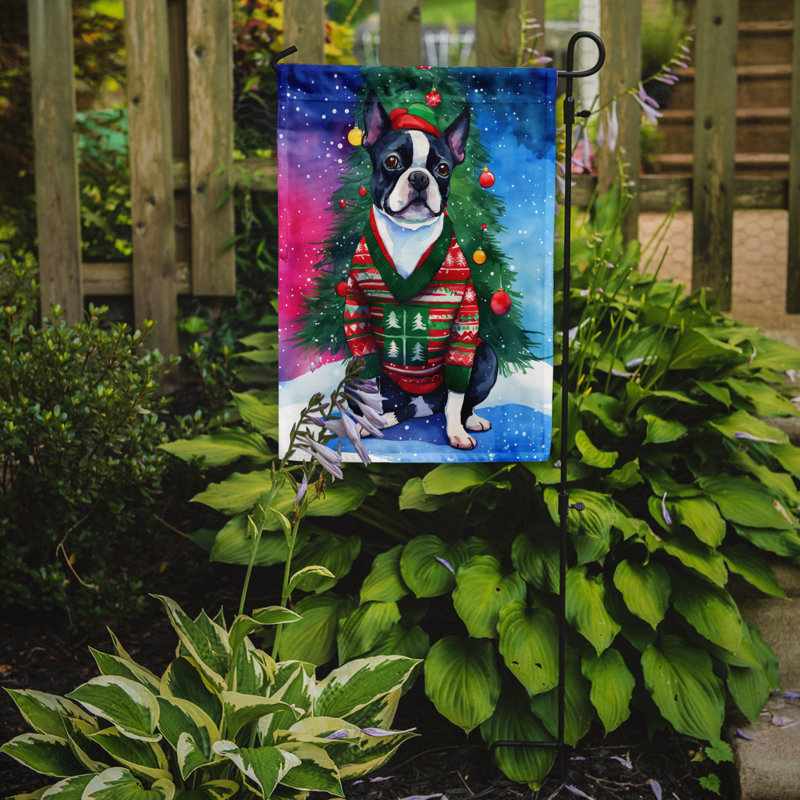 Double Sided Polyester Christmas, 15.5'' H x 11.25'' W