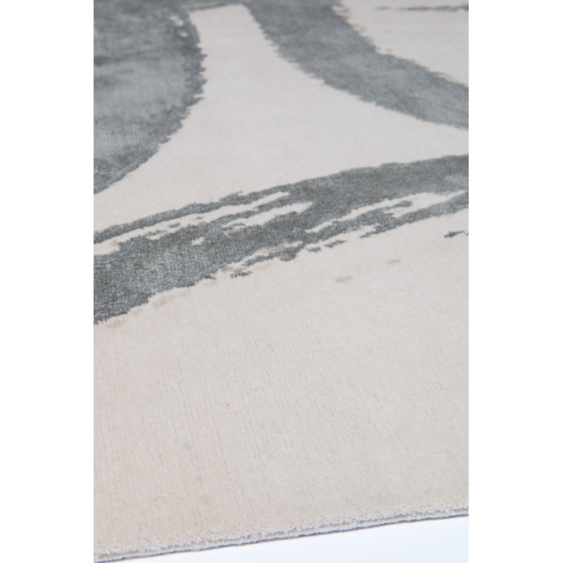Ellis Taupe Area Rug, Rectangle 4' x 6'