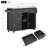 Crader Rubber Wood Countertop Kitchen Cart Kitchen Island,island,coffee cart-62509804