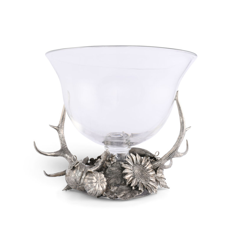 Harvest Glass Nut Bowl