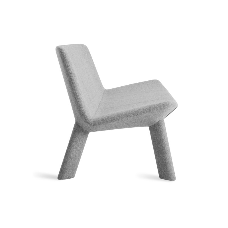 Neat Upholstered Dining Bench, Vesper Light Gray