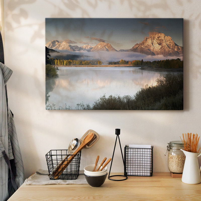 Snake River Fog-Gallery Wrapped Canvas, H 24 po x l 36 po