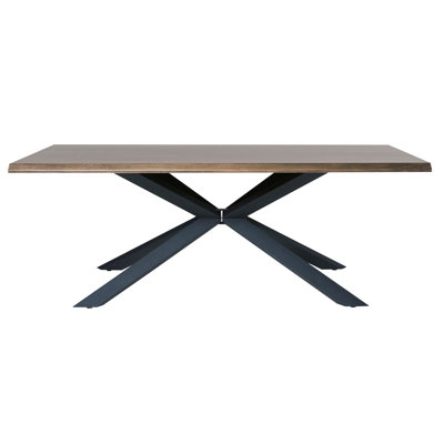 Kade Rectangular Dining Table with Steel Base