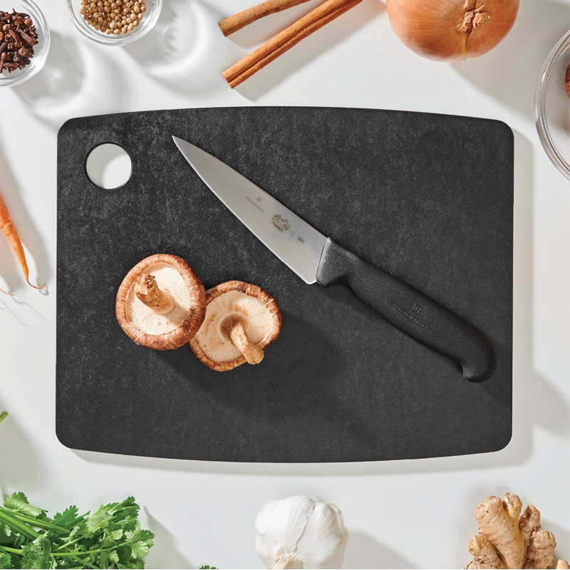 Slate Composite Wood Dishwasher Safe Cutting Board, 14.5" x 11.25"