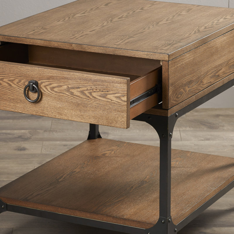Table de bout avec rangement vitela