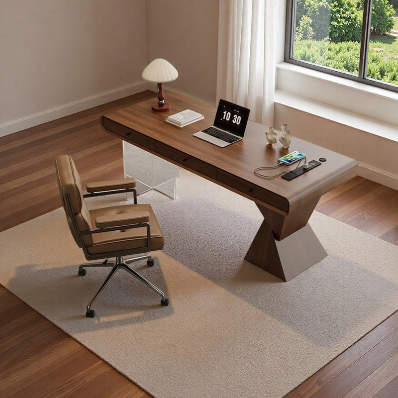 Modern minimalist home office desk