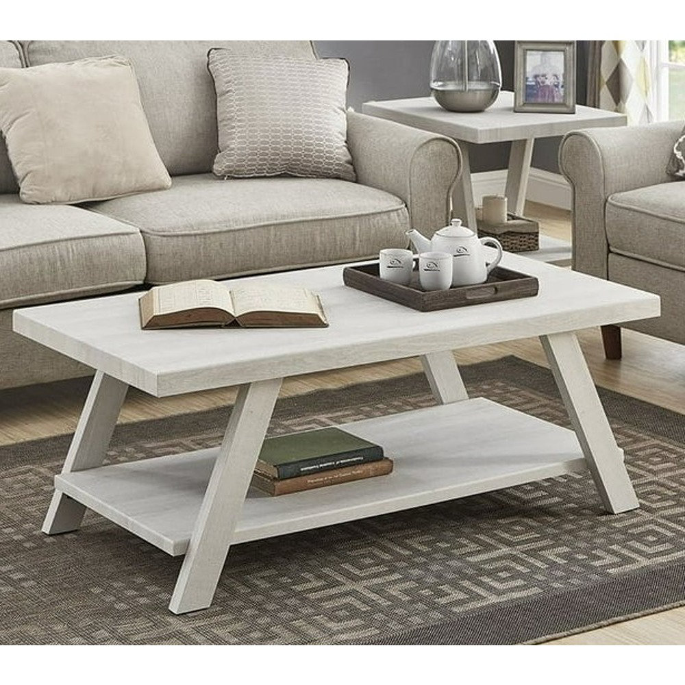 Lark Manor™ Angeleca 4 Legs Coffee Table with Storage & Reviews ...