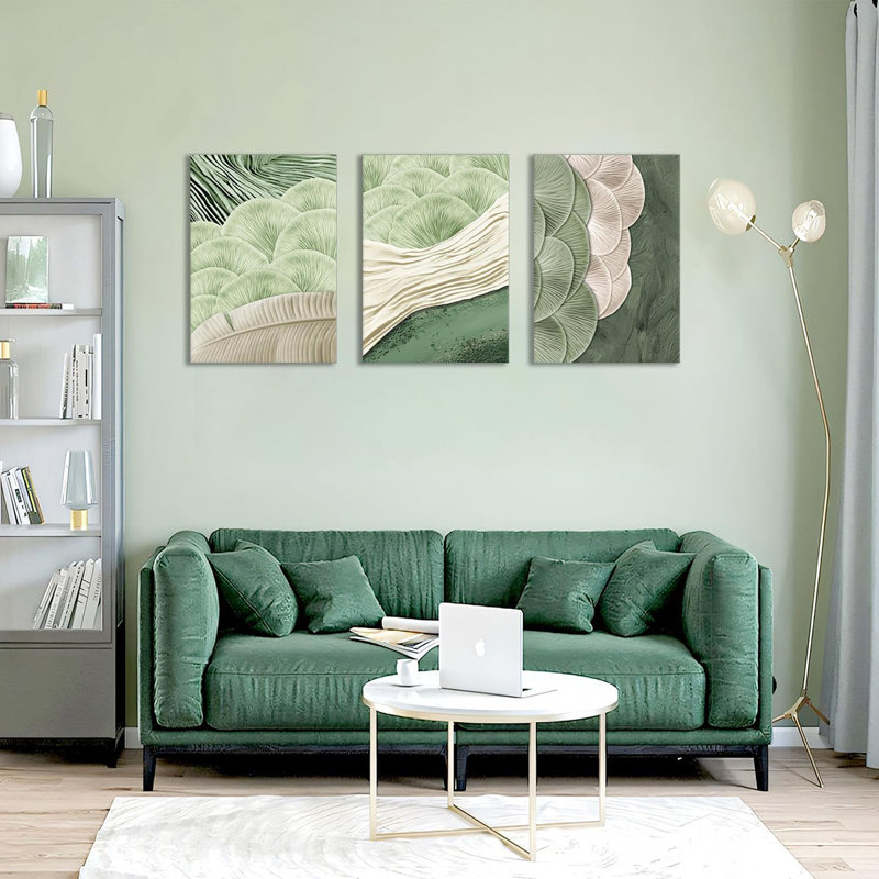 3 Piece Wrapped Canvas Print, 60 cm H x 120 cm W