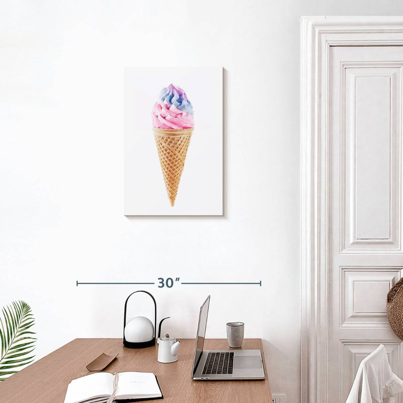 Crème glacée Yarlin, H 24 po x l 16 po