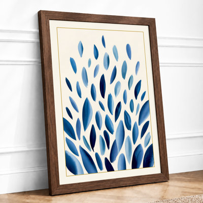 Blue Radiance Botanical - Framed Print