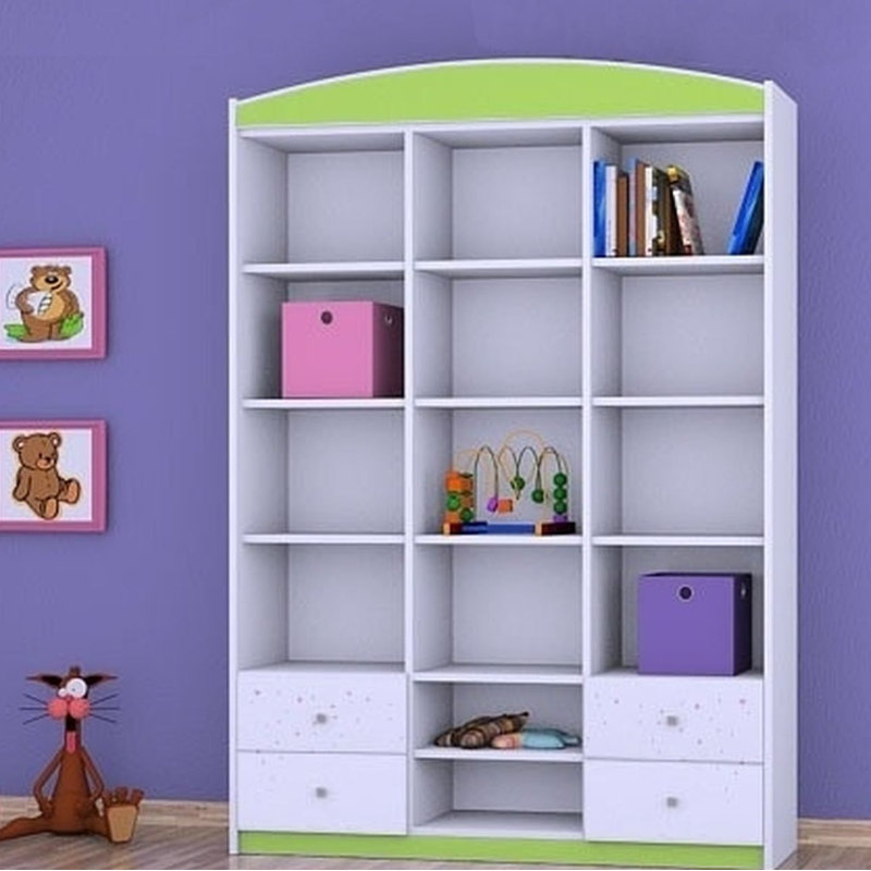 Phoenix 183cm H X 132cm W Kids Cube, Green
