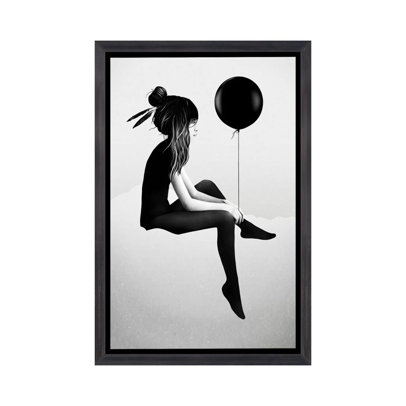 «No Tce Thing As Rien» par Ruben Ireland - impression d'art graphique, H 40 po x l 26 po x P 1,5 po