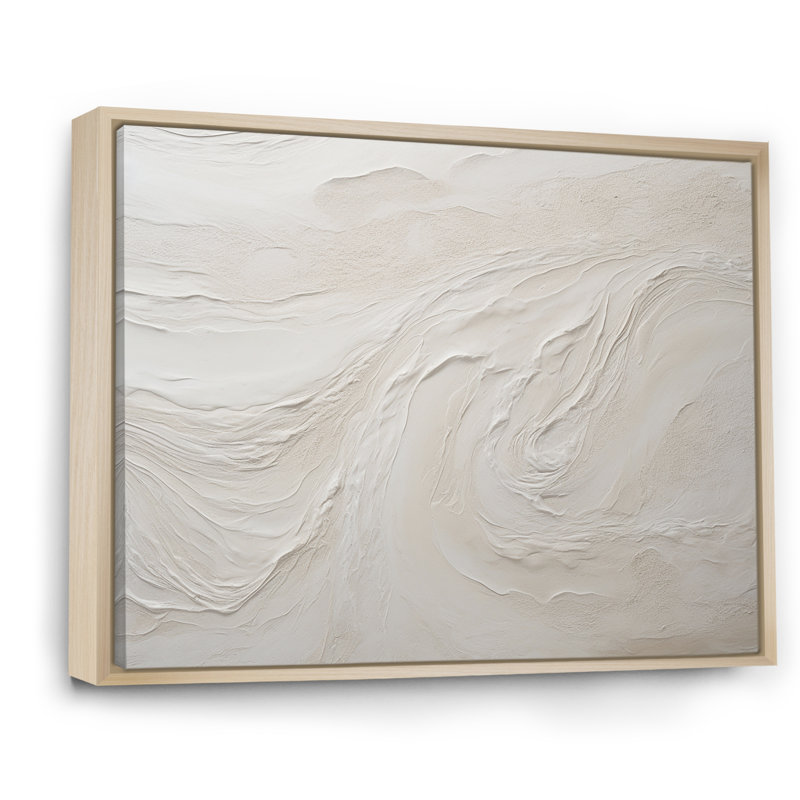 «Modern Beach Beige Sand Charm I», impression sur toile de bord de mer, impression sur toile, H 12 po x l 20 po, Naturel