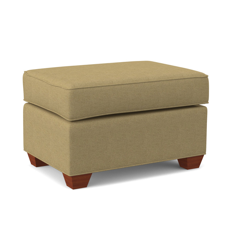 Clark 27" Wide Rectangle Standard Ottoman, BM Cherry, Antic Fawn