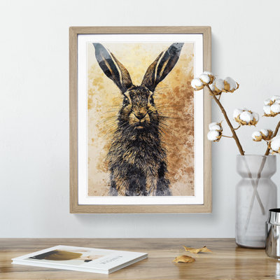 Portrait Of A Hare No.1 - Single Picture Frame Print