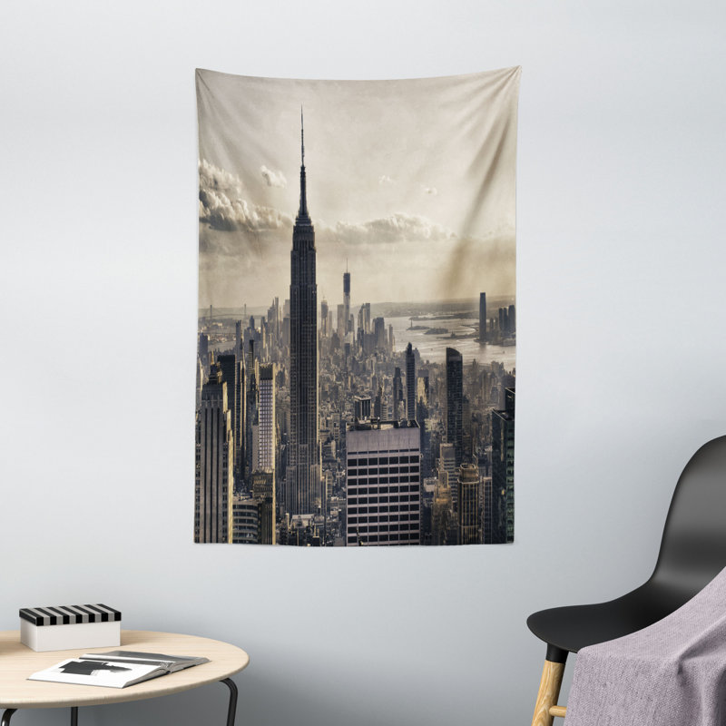 Polyester nouvelle tapisserie, H 60 po x l 40 po