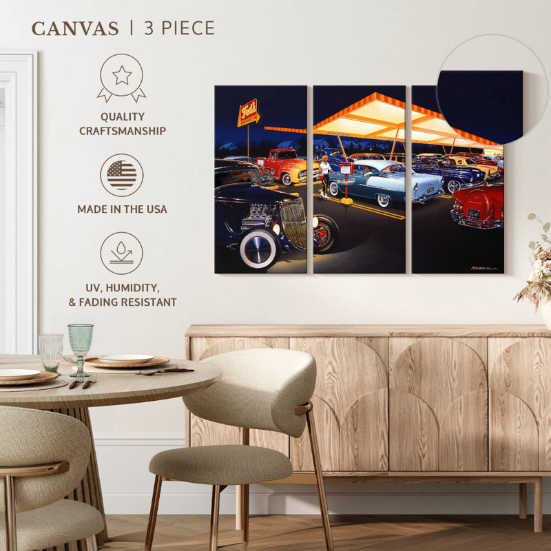 Mehar Ted's Drive-In, 20" H x 33" W