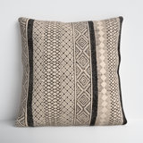 Zetta Geometric Cotton Throw Pillow