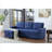 Upholstered Pull out Sectional Sofa-1836945198