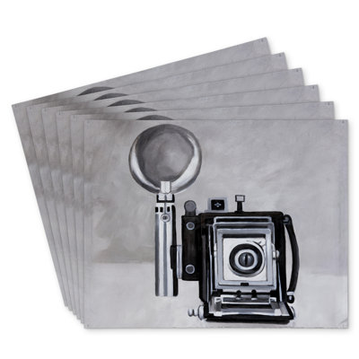 Antique Camera Polyester Bonniview Set of 6 | Home Decor