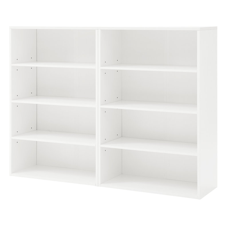 Armoire de rangement à CD réglable, 6 tablettes, détachables en deux, convenant au salon, de haute qualité, avec une étagère de 8 couches de 24,32 po de profondeur, 4 poids net de 32 lb