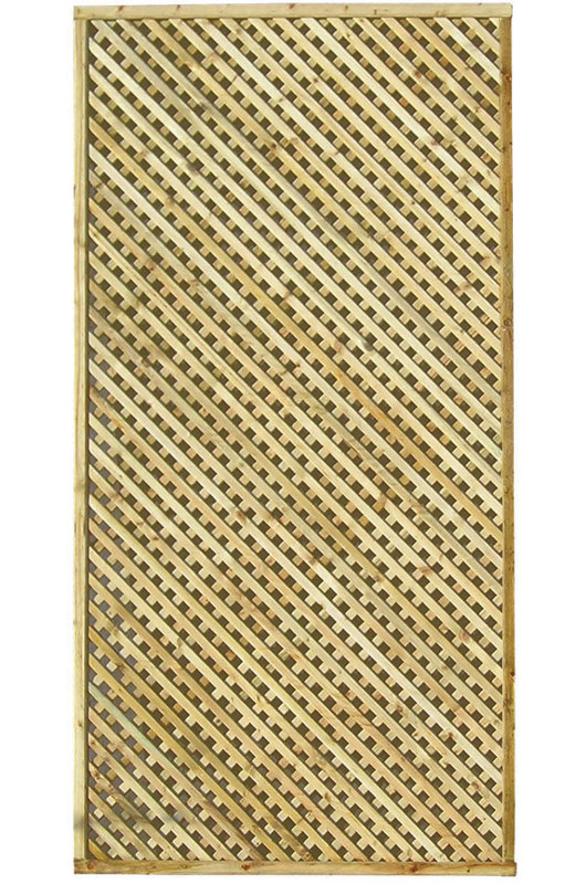 Brylynn 183cm W Wood Lattice Panel Trellis, 90cm H x 183cm W x 30cm D