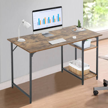 Inbox Zero Home Office Extra Large Computer Desk, 47 X 47 Inch Two