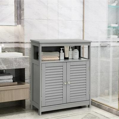 23.5" W x 31.5" H x 12" D Free-Standing Bathroom Cabinet