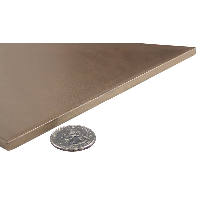 Skite Brass 6 In. X 7 In. Matte Ceramic Wall Tile (6.04 Sq. Ft./Case), Brass