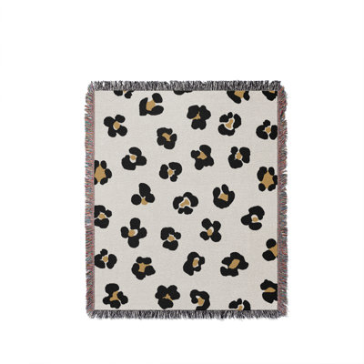 Jeté en coton Cheetah