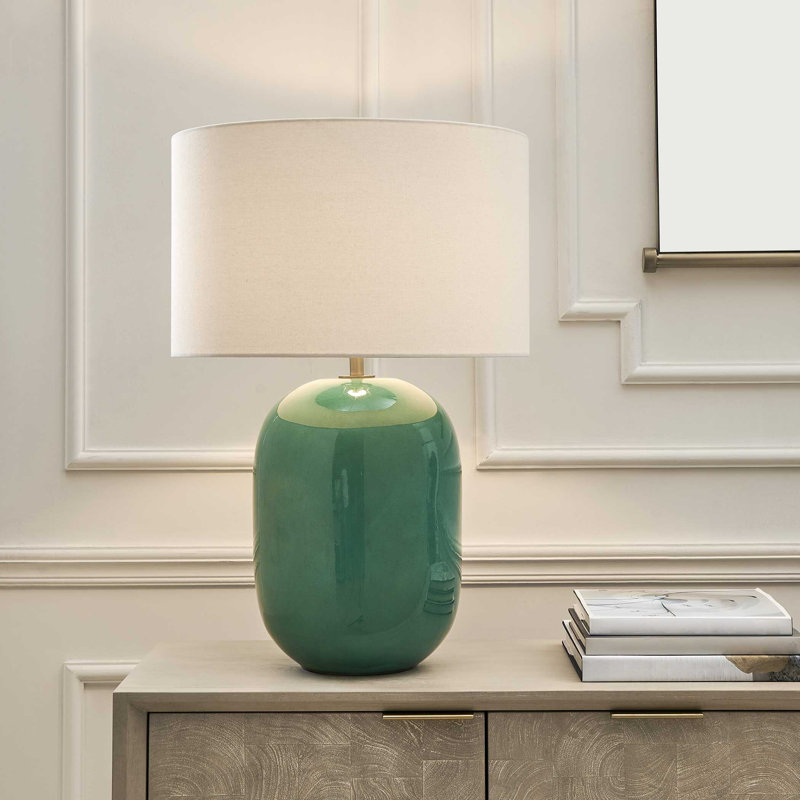 Uttermost Hollis Teal Table Lamp