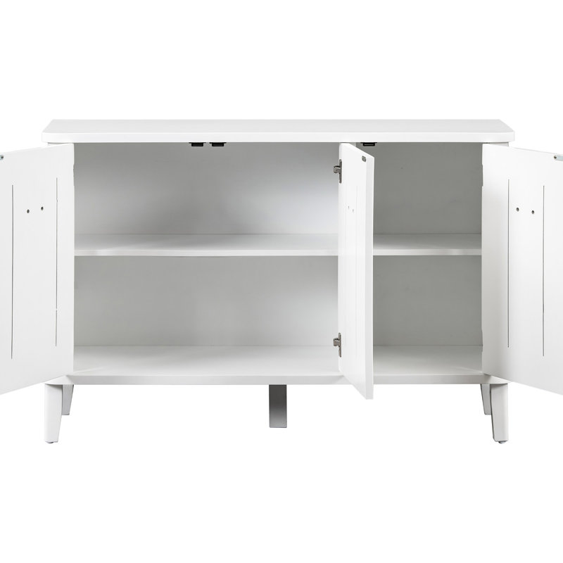 Armoire de rangement blanche avec composants - grande capacité, rangement élégant et facile à assembler, fabrication stable