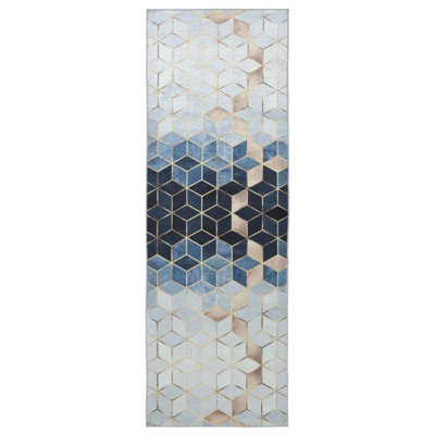 Floral and Geometric Area Rug