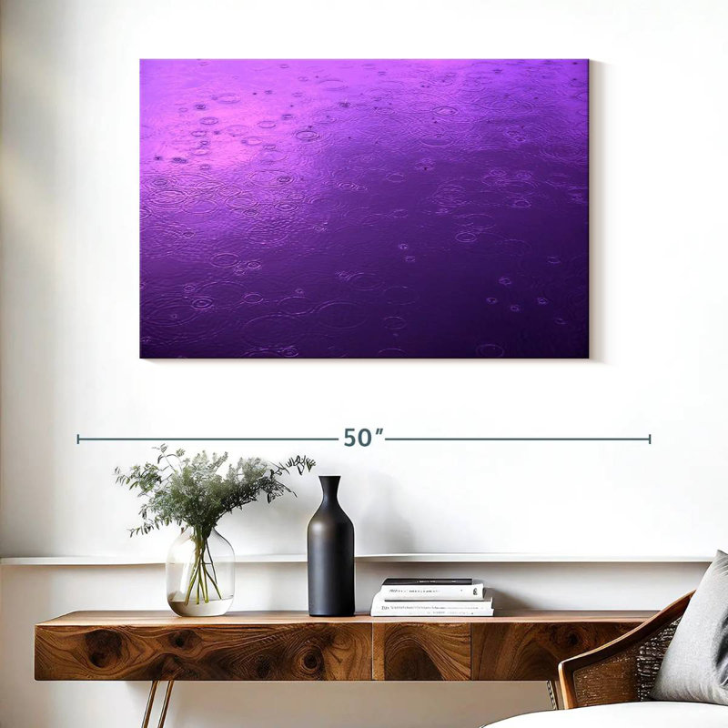 Vue de la pluie mauve Alvord