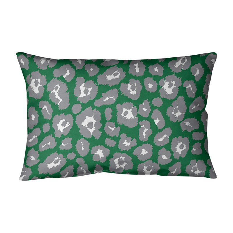 Housse de coussin de football rectangulaire Philadelphie, Croisé en coton, Vert