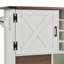 54" Farmhouse Kitchen Island With Drop Leaf (Not Include Stools)-1097425732