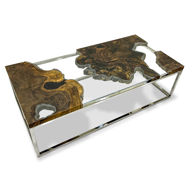 Mnestra Single Coffee Table, 17.7" H x 63" L x 31.5" W