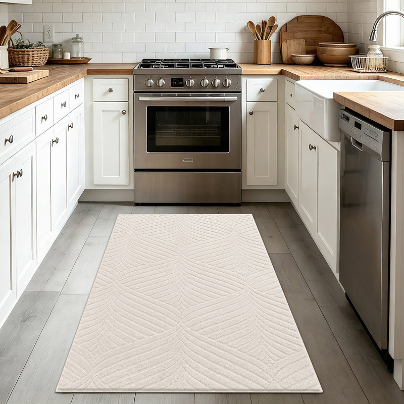 Tapis antidérapant lavable à la machine, Rectangulaire 3 pi x 5 pi