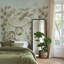 Blue French Rococo Chinoiserie Panel Wallpaper