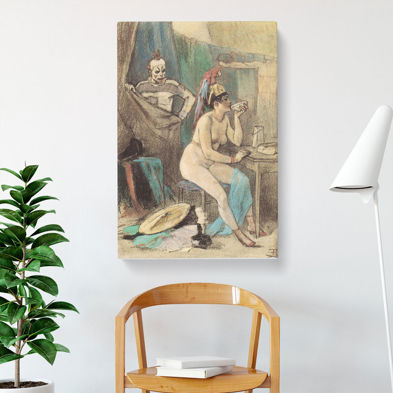 The Circus by Felicien Rops - Wrapped Canvas, 50cm H x 35cm W x 3cm D