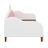Extending Daybed With LED Lights, Modern Upholstered Princess Daybed With Crown Headboard-849362123