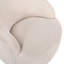 Fauteuil d'appoint - beige, pivotant à 360 ° et luxueux pour une assise confortable en tissu beige, offrant une option confortable-1294262296