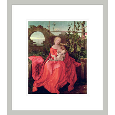 Vierge à l'enfant «Madonna with the Iris» par Albrecht Dürer, impression giclée encadrée